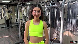 Coach suggests fresh drills and copulates Katty strict in the gymnastics