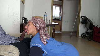 A Muslim maid is disturbed when this babe sees his important darksome German ramrod