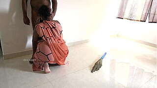 Tamil maid Prabha jerking possessor jock inbetween play