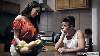 Stepson ask to fuck the two his stepmoms