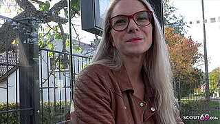 GERMAN SCOUT - Fay golden-haired Goggles Lassie Vivi Vallentine Pickup and discussion to Casting Fuck