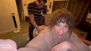 Stepmom Gives Stepson Premier State Toilet room Fuck