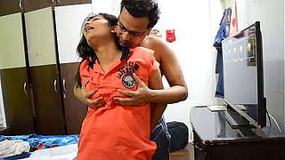 Indian spouse pressing milk cans of his freshly committed wife.