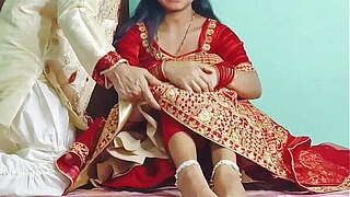 Settle into Wedding Suhagrat Indian Countryside Heritage Frist Night-time Homemade Freshly Devoted to Tandem