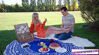 German MILF stepmom on a romantic term with her ravishing stepson
