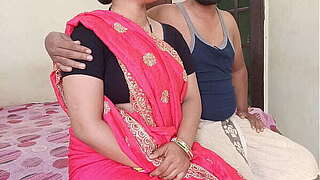 Indian sexy housewife engulfing and fucking with spouse in from behind in colorful obscene hindi audio desi countryside wife sharing snatch with spouse