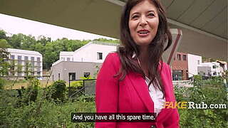 MILF CEO Suggests Money in hand To Alien For A Difficult Fuck By The Road