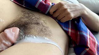 stepdad fuck hirsute vagina shut up oriental boy upskirt