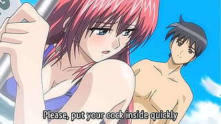 Step Sister Asks For Sex in the Bath - Anime uncensored [Subtitled]