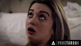 PURE TABOO Pliant Tiny Lass Lexi Lore Acquires Very Peculiar Hug From Stepdaddy Derrick Pierce