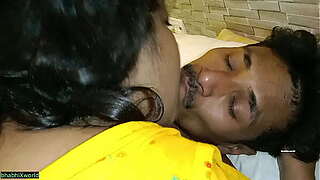Hawt marvelous Bhabhi lengthy giving a kiss and moist fur pie fucking! Real sex