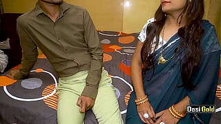Indian Bhabhi Drilled By Keeper And Recovered The Rent With Colorful Hindi
