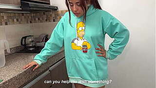 Youthful neighbour plumber unclogs my pipes - Thiago Lopez &amp_ Celeste Alba