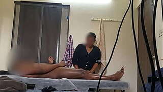 chancy ending massage and engulfing schlong caught in confidence web camera