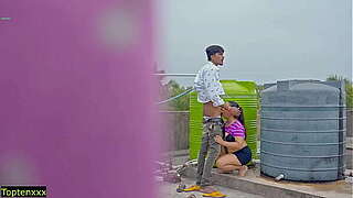 Hindi real Sexy Sex at roof! Plz Don'_t Cum Inner bawdy cleft