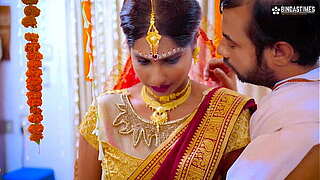 Desi breasty fresh bride screwed by her ex-boyfriend in obverse of her husband( HIndi Audio )