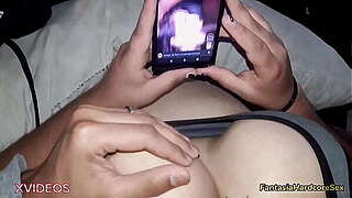 Watching porn tiktoks with my supreme mate and I got sexually excited seeing her biggest titties FANTASIAHARDCORESEX