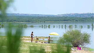 Our SUMMER PICKUPS continue! Elena de la Vega looks for males to fuck outdoors