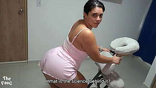 MILF stepmom receives a massage from her stepson &ldquo_I  desire u to approve the muscle stress overseas of my ass&rdquo_