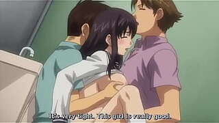 Anime sisters drilled by pervs