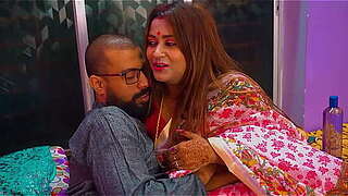 Glamorous Hawt Desi Wife Seducing Spouse Having Romantic Sex On Anniversary In Hindi