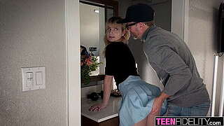 TEENFIDELITY Slim Blond Wench Evie Christian