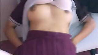 I fuck my stepsister in her school uniform (home video)