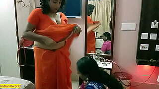 Desi Cheating spouse caught by wife!! folk sex with bangla audio