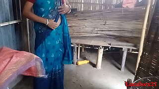 Sky Azure Saree Sonali Fuck in Congener in Legislation glaring Bengali Audio ( Functionary Movie By Localsex31)