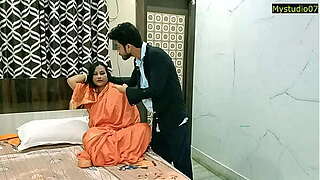 Desi step mother in legislation drilled by daughter husband! Viral jobordosti sex with audio