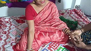 Bhabhi Ke Sath Ludo Game, Winner takes Benefit Colorful Hindi Voice Sex Movie scene