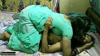 Pretty and hawt bhabhi opening sex darkness with spouse next 3 years!!