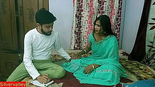 Indian hot madam teaching her specific student whence to intrigue and sex! with hindi voice