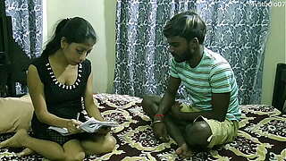 Indian recent hawt n hot madam having sex with her student!! Plz don'_t cum inward