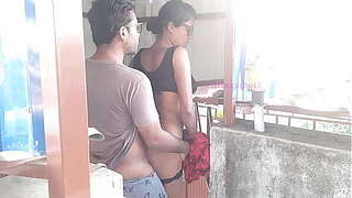 Indian Blameless Bengali Young lady Drilled for Rent Dues