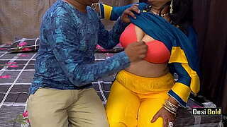 Indian Aunty Drilled For Currency With Bright Hindi Audio