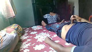 Knob glimpse on real indian maid