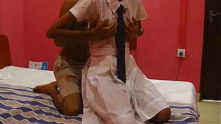 indian young lady drilled by her handlers homemade recent