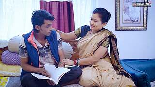 Desi Indian Sauteli Maa apne chhote bete ko Chodne Ki training deti hai Overall Movie scene