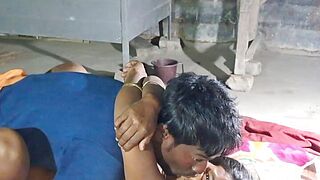 Nice-looking Indian Countryside Wife Stout night-time