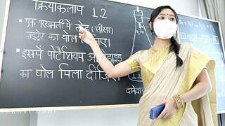 Desi Glamorous Handler teaching Sex Lessons ( Hindi Drama )