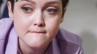 The Recent Boss Bows The Shocked Bitch Valentine Atop of The Desk And Spanks Her Whilst This babe Reads A Message