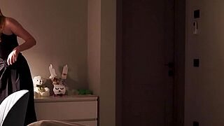 Cowardly stepson screwed his stepmom over a period of a thunderstorm
