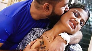 A TUTION Trainer &amp; STEP Congener Drilled HIS Hawt STUDENT, HARDCORE 3some SEX