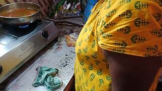 Tamil bright audio ingredient 1 spouse having sex in the cook-room with his charming wife