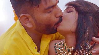 Skinny bhabhi enjoyed her opening Suhagrat night-time and screwed difficult