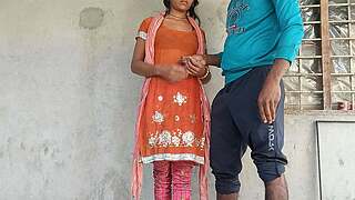 Eighteen year late Indian Desi countryside virgin external tough fucking movie scene
