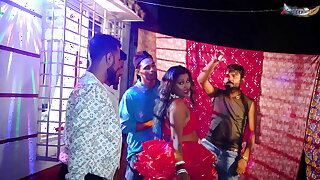 Desi Bihari Chapri Bare Dance Show Inhabit with StarSudipa total Entire Boys( Stout Video )