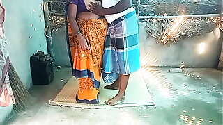 Indian step sister countryside house cleaning sex with congener