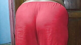 Desi Nude Maiden red pajama - Sexy Indian Maiden